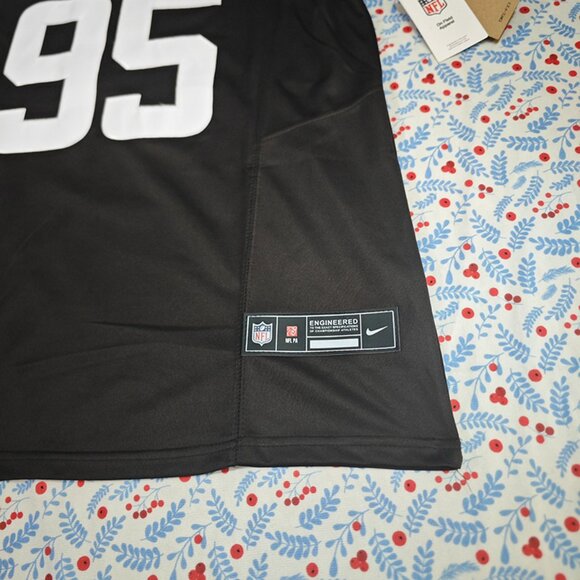 Myles Garrett Cleveland Browns Black Jersey No. 95 - Picture 4 of 7